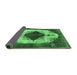 Sideview of Oriental Emerald Green Industrial Rug, urb1036emgrn