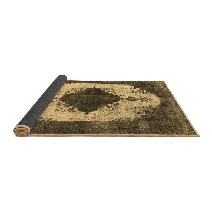 Sideview of Oriental Brown Industrial Rug, urb1036brn