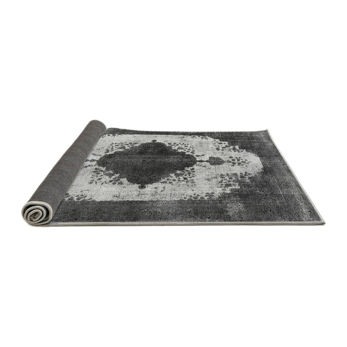 Sideview of Oriental Gray Industrial Rug, urb1036gry