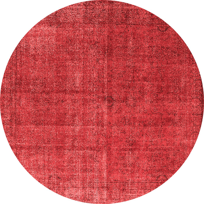 Machine Washable Oriental Red Industrial Rug, wshurb1037red