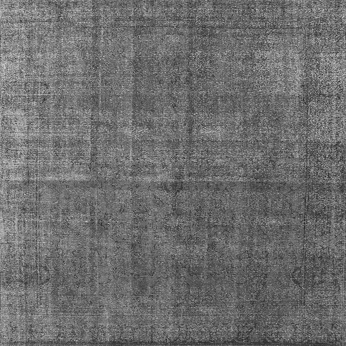 Square Oriental Gray Industrial Rug, urb1037gry