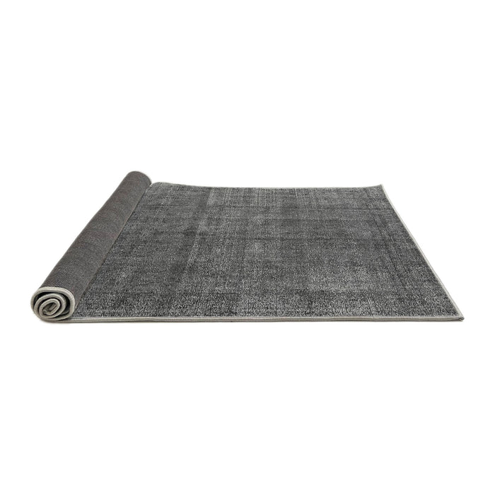 Sideview of Oriental Gray Industrial Rug, urb1037gry