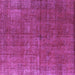 Square Oriental Purple Industrial Rug, urb1037pur