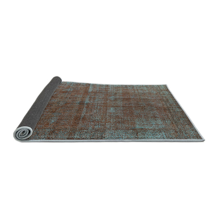 Sideview of Oriental Light Blue Industrial Rug, urb1037lblu