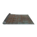 Sideview of Oriental Light Blue Industrial Rug, urb1037lblu