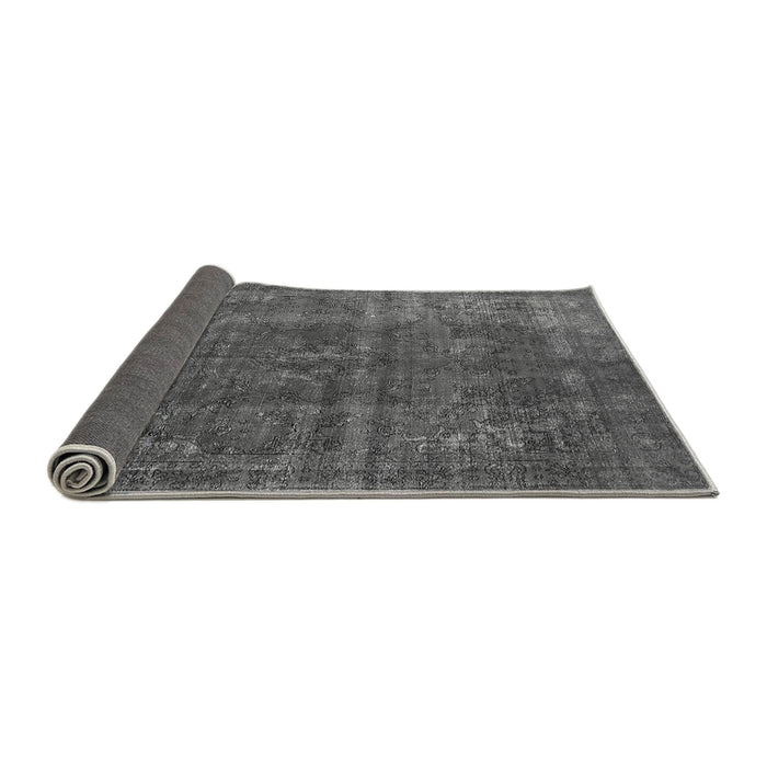 Sideview of Oriental Gray Industrial Rug, urb1038gry
