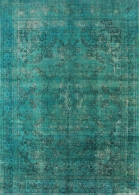 Machine Washable Industrial Modern Light Sea Green Rug, wshurb1038