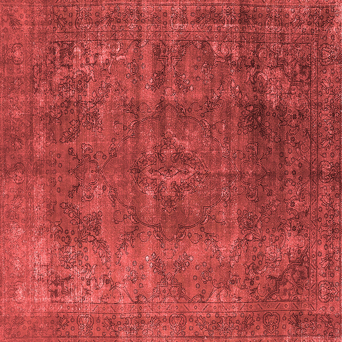 Machine Washable Oriental Red Industrial Rug, wshurb1038red