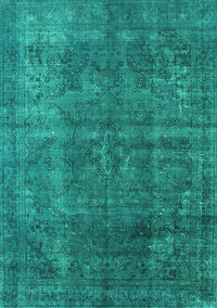 Oriental Turquoise Industrial Rug, urb1038turq