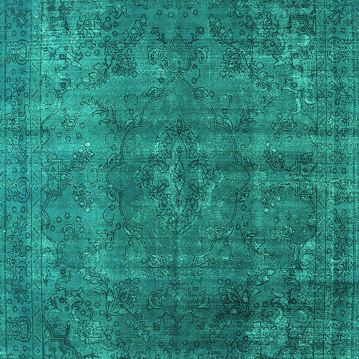 Oriental Turquoise Industrial Rug, urb1038turq