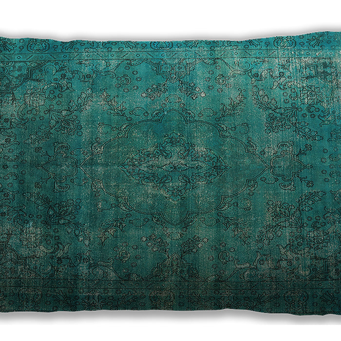 Mid-Century Modern Urban Light Sea Green Lumbar Throw Pillow, 13 inch by 19 inch, lburb1038