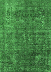 Oriental Emerald Green Industrial Rug, urb1038emgrn