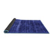 Sideview of Oriental Blue Industrial Rug, urb1039blu