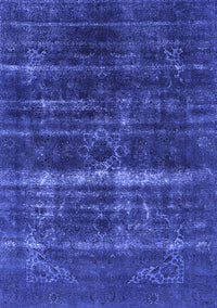 Oriental Blue Industrial Rug, urb1039blu