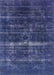 Mid-Century Modern Blue Oriental Rug, urb1039