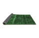 Sideview of Oriental Emerald Green Industrial Rug, urb1039emgrn