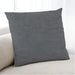 Lifestyle Image of Mid-Century Modern Urban Square Charcoal Black Throw Pillow, 18 inch by 18 inch, pwurb103