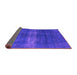 Sideview of Oriental Purple Industrial Rug, urb1040pur