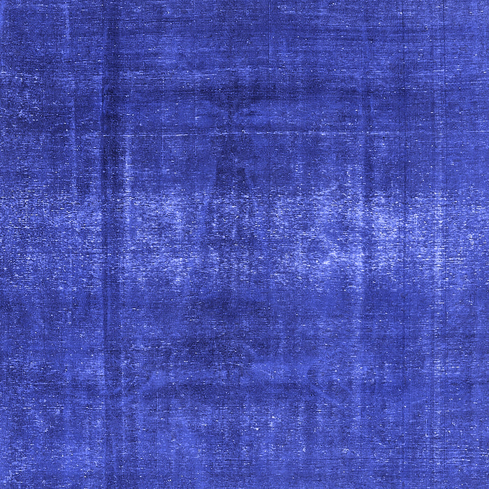 Machine Washable Oriental Blue Industrial Rug, wshurb1040blu