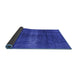 Sideview of Oriental Blue Industrial Rug, urb1040blu