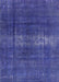 Mid-Century Modern Sapphire Blue Oriental Rug, urb1040