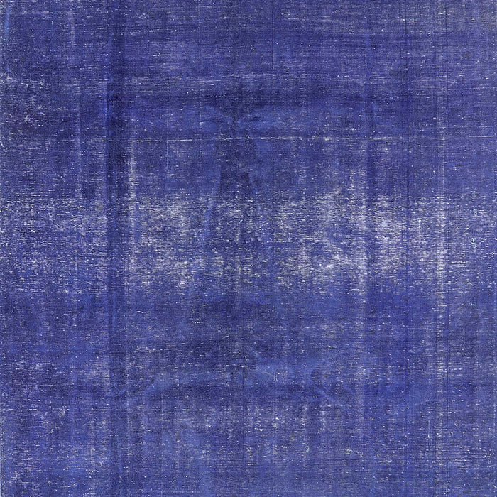 Mid-Century Modern Sapphire Blue Oriental Rug, urb1040