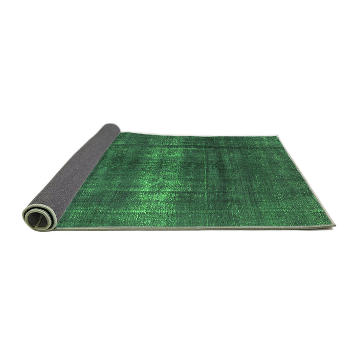 Sideview of Oriental Green Industrial Rug, urb1040grn