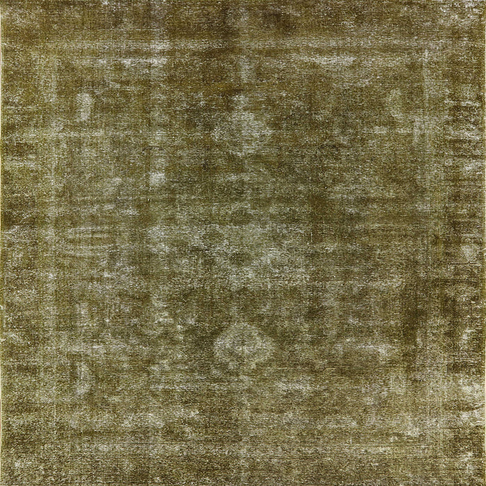 Square Machine Washable Industrial Modern Dark Bronze Brown Rug, wshurb1041