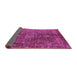 Sideview of Oriental Pink Industrial Rug, urb1041pnk