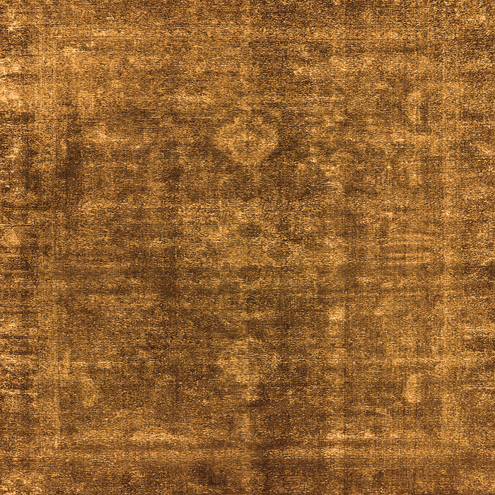 Square Oriental Orange Industrial Rug, urb1041org