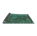 Sideview of Oriental Light Blue Industrial Rug, urb1041lblu