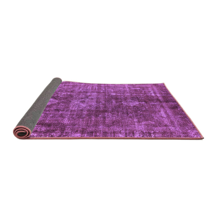 Sideview of Oriental Purple Industrial Rug, urb1041pur