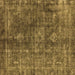 Square Oriental Brown Industrial Rug, urb1041brn