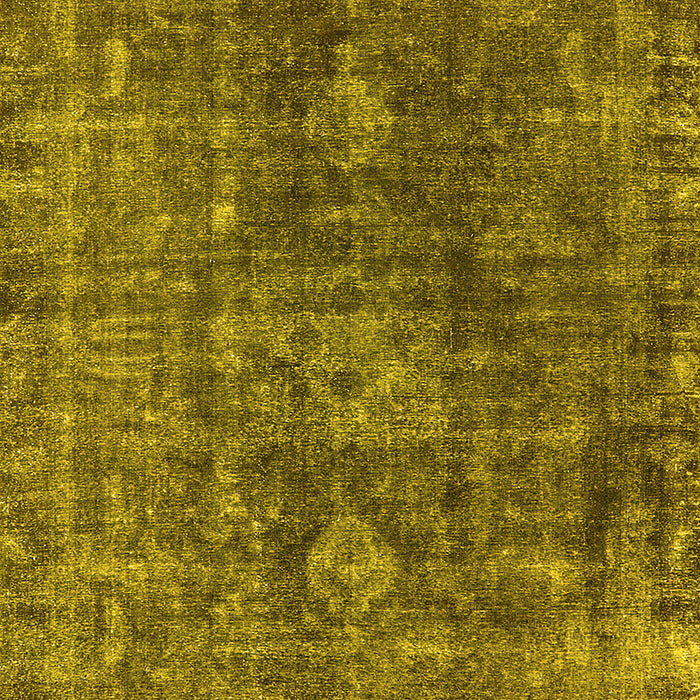 Oriental Yellow Industrial Rug, urb1041yw