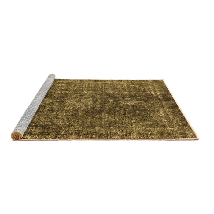 Sideview of Machine Washable Oriental Brown Industrial Rug, wshurb1041brn