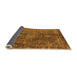 Sideview of Oriental Orange Industrial Rug, urb1041org