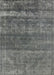 Mid-Century Modern Gunmetal Gray Oriental Rug, urb1042