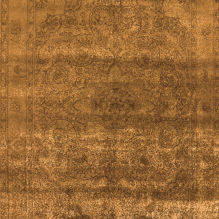 Machine Washable Oriental Orange Industrial Area Rugs, wshurb1042org