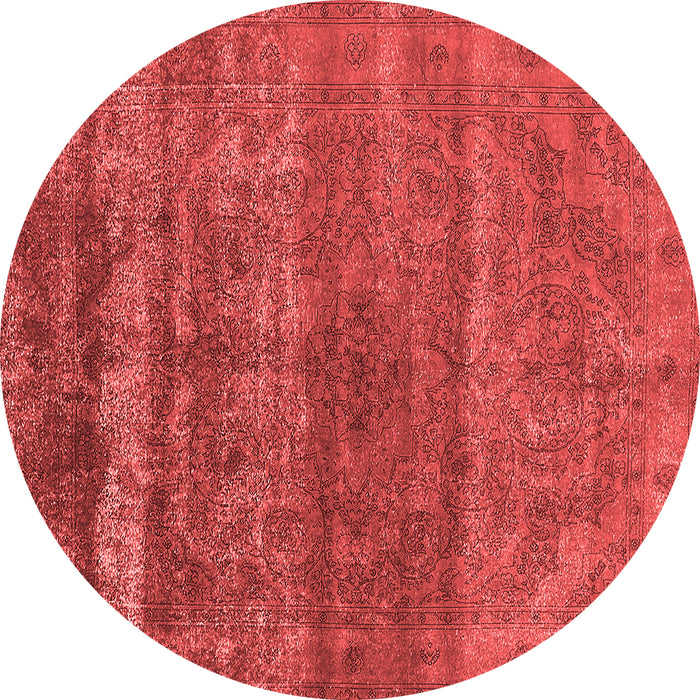 Machine Washable Oriental Red Industrial Rug, wshurb1042red