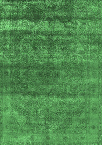 Oriental Emerald Green Industrial Rug, urb1042emgrn