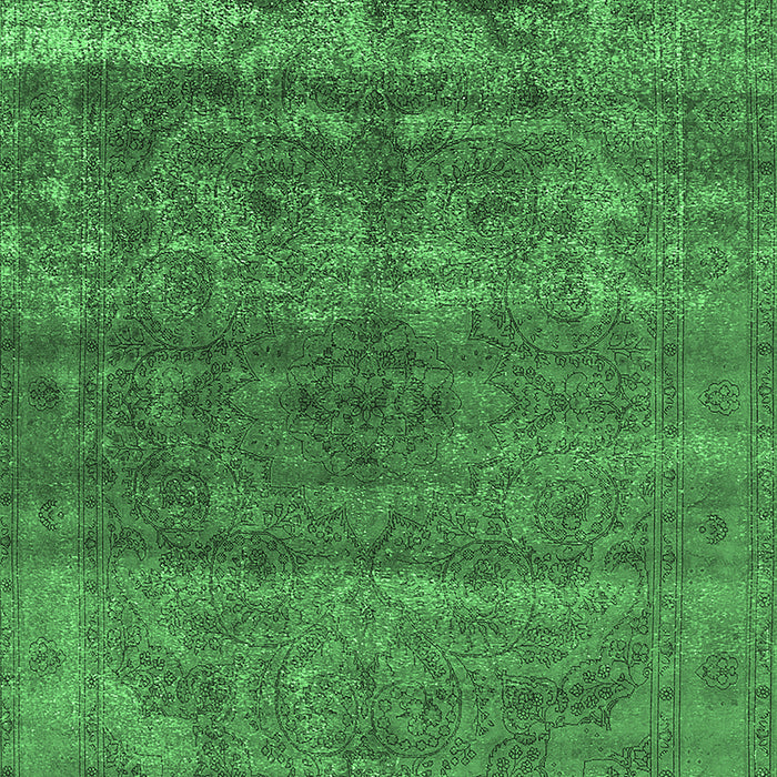 Oriental Emerald Green Industrial Rug, urb1042emgrn