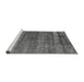 Sideview of Machine Washable Oriental Gray Industrial Rug, wshurb1042gry