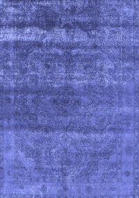 Oriental Blue Industrial Rug, urb1042blu