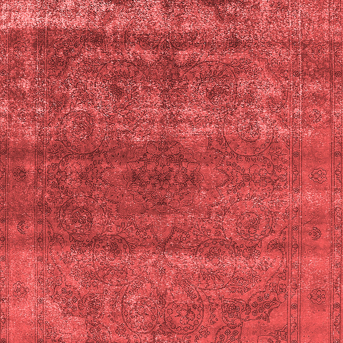 Machine Washable Oriental Red Industrial Rug, wshurb1042red