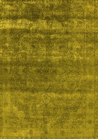 Oriental Yellow Industrial Rug, urb1042yw