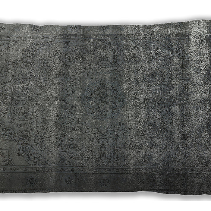 Mid-Century Modern Urban Gunmetal Gray Lumbar Throw Pillow, 13 inch by 19 inch, lburb1042