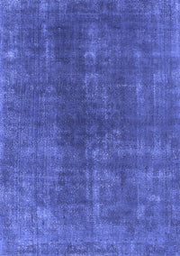 Oriental Blue Industrial Rug, urb1043blu