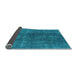 Sideview of Oriental Light Blue Industrial Rug, urb1043lblu