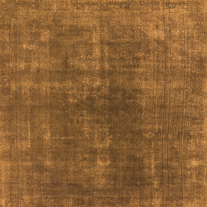 Square Oriental Orange Industrial Rug, urb1043org