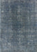 Mid-Century Modern Slate Gray Oriental Rug, urb1043